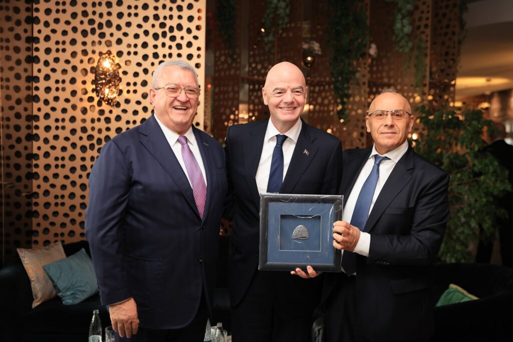 Gianni Infantino, Armand Duka, Agim Ademi