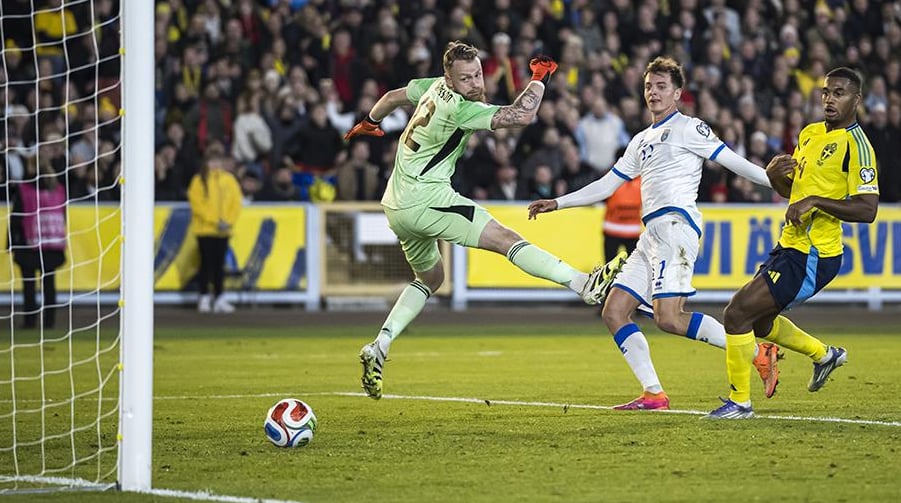 Fisnik Asllani, Suedi - Kosovë 0-1