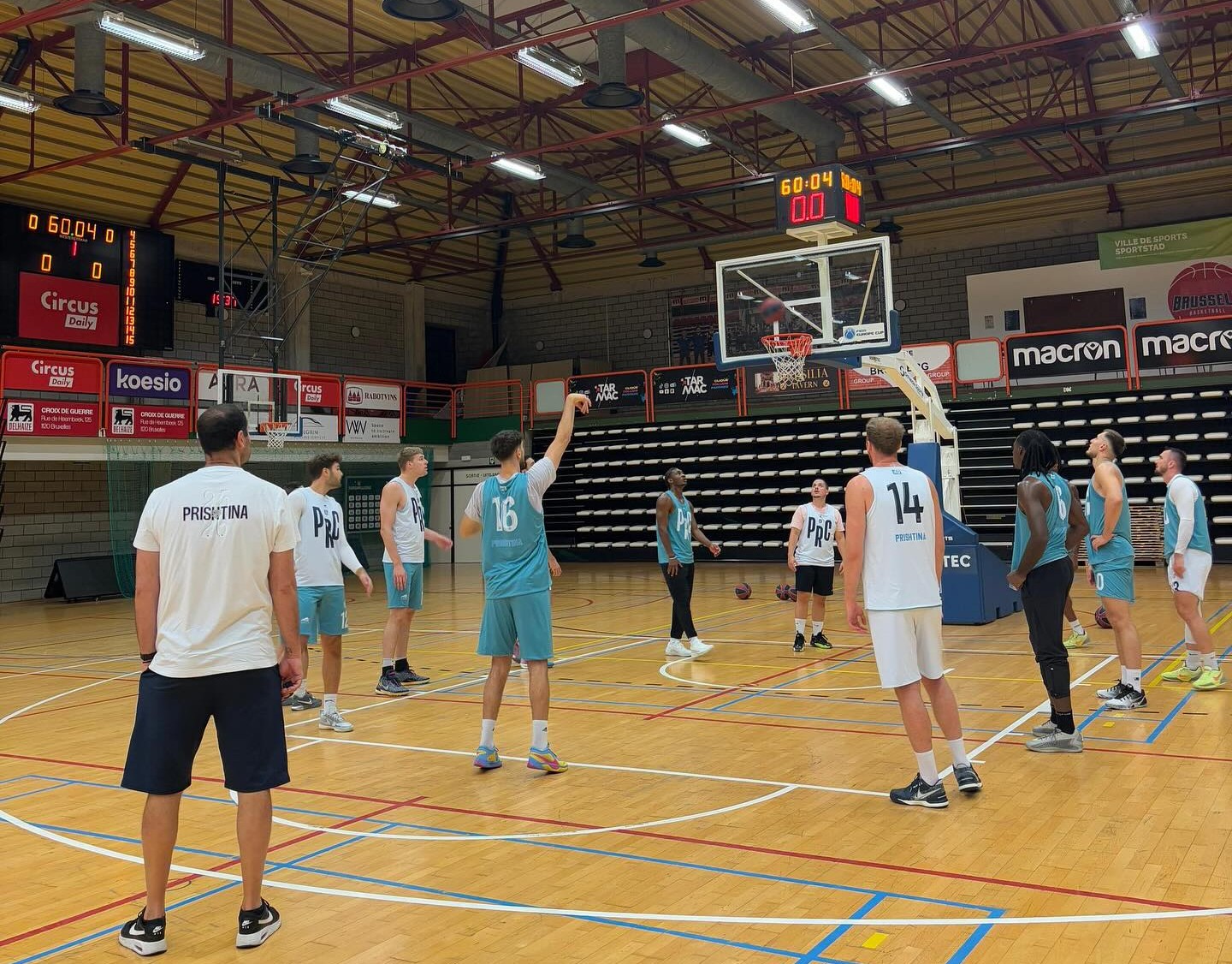 Prishtina përballet sonte me Brussels Basketball në Belgjikë