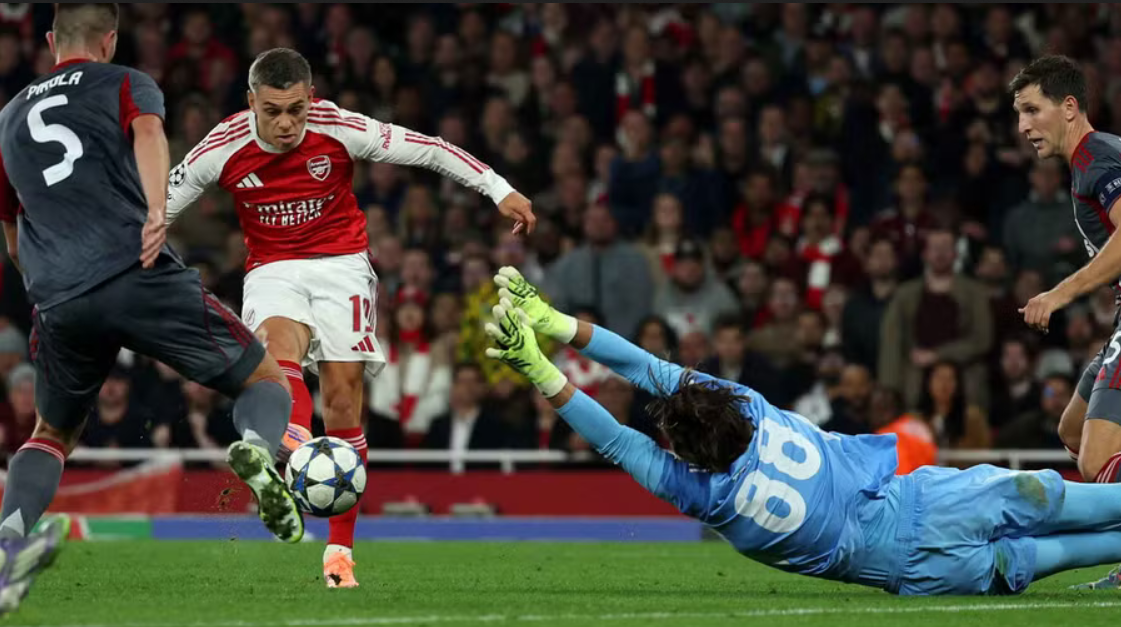 Arsenal i pathyeshëm në Champions – Saka vulos fitoren ndaj Olympiacos